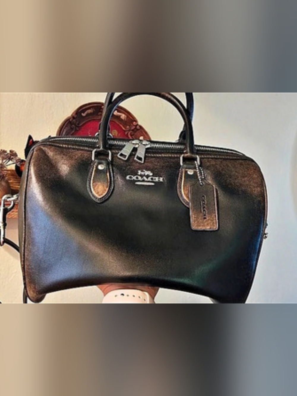 NEW! Coach Rowan in Loved Leather